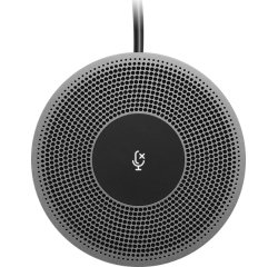Logitech 989-000405 micrófono Negro, Gris Micrófono para conferencias