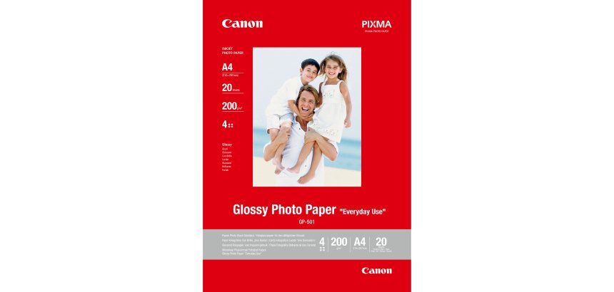 Canon Papier photo brillant A4 GP-501 - 20 feuilles