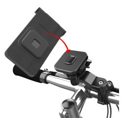 Celly SNAPMAGFLEXBK supporto per personal communication Supporto passivo Telefono cellulare/smartphone, Tablet/UMPC Nero
