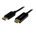 StarTech.com Cavo DisplayPort a HDMI Passivo 4K 30Hz - 1 m - Cavo Adattatore DisplayPort a HDMI - Convertitore DP 1.2 a HDMI - Connettore DP a scatto