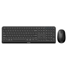 Philips 4000 series SPT6407B/19 clavier Souris incluse Universel RF sans fil + Bluetooth AZERTY Français Noir