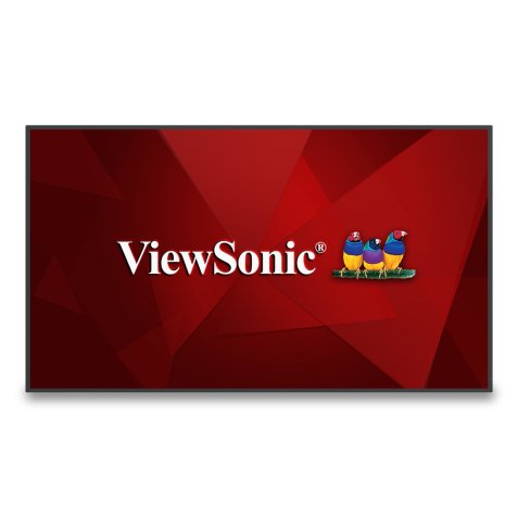 Viewsonic CDE5530 affichage de messages Écran plat de signalisation numérique 139,7 cm (55") LCD 450 cd/m² 4K Ultra HD Noir Intégré dans le processeur Android 11 24/7