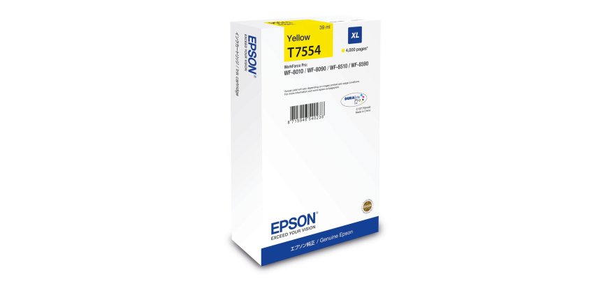 Epson C13T75544N cartouche d'encre 1 pièce(s) Original Rendement élevé (XL) Jaune