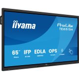 iiyama TE6515A-B1AG Écran d'affichage dynamique Écran plat interactif 163,8 cm (64.5") Wifi 550 cd/m² 4K Ultra HD Noir Écran tactile Intégré dans le processeur Android