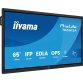 iiyama TE6515A-B1AG Écran d'affichage dynamique Écran plat interactif 163,8 cm (64.5") Wifi 550 cd/m² 4K Ultra HD Noir Écran tactile Intégré dans le processeur Android