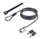 StarTech.com Câble Antivol PC de 2m - Câble de Verrouillage Compatible Nano-slot pour Ordinateur Portable, pour EliteBook/LenovoX1/2-1 - Câble de Sécurité pour Ordinateur Portable en Acier, Résistant aux Coupures