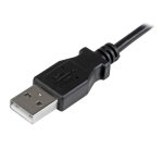 StarTech.com Câble USB vers Micro USB coudé à angle droit de 50 cm - 0,25 mm² - M/M - Noir