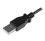 StarTech.com Câble USB vers Micro USB coudé à angle gauche de 50 cm - 0,25 mm² - M/M - Noir