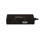 StarTech.com USB-C Multiport Adapter - 3-in-1 USB-C auf HDMI, DVI oder VGA