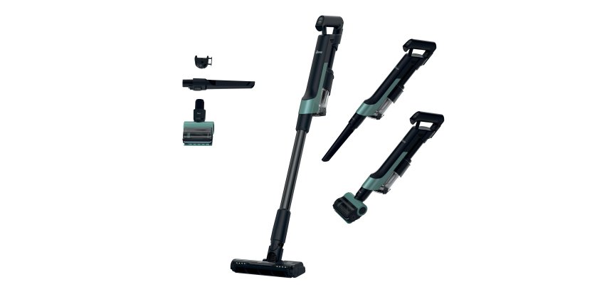 Hoover HF201P 011 Aspirapolvere elettrica Batteria Secco EPA Senza sacchetto 1 L 195 W Blu