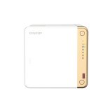 QNAP TS-462-4G serveur de stockage NAS Tower Intel® Celeron® N4505 4 Go DDR4 0 To QNAP QTS Blanc