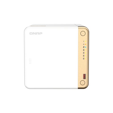 QNAP TS-462-4G serveur de stockage NAS Tower Intel® Celeron® N4505 4 Go DDR4 0 To QNAP QTS Blanc
