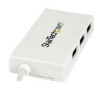 StarTech.com Hub USB-C à 4 Ports avec 1x USB-C & 3x USB-A SuperSpeed - Alimenté par Bus - Hub USB 3.0 Portable - USB 3.2 Gen 1 (5Gbps) Type-C - Blanc