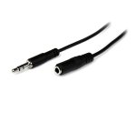 StarTech.com 2m Slim 3.5mm Stereo Extension Audio Cable - M/F