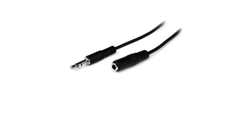 StarTech.com 1m Slanke 3,5mm Stereo Audio Verlengkabel - M/F