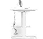 StarTech.com Goulotte passe-câbles avec vertèbres - Gestionnaire de câbles réglable avec quatre conduits et une base lestée