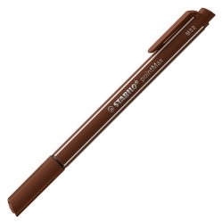 Stylo-feutre stabilo pointmax pointe moyenne en nylon tracé 0,8mm ultra robuste coloris brun