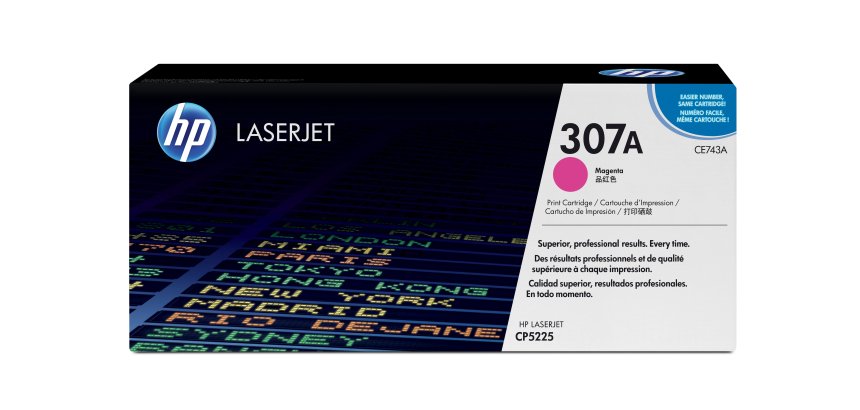 HP 307A - magenta - original - LaserJet - toner cartridge (CE743A)