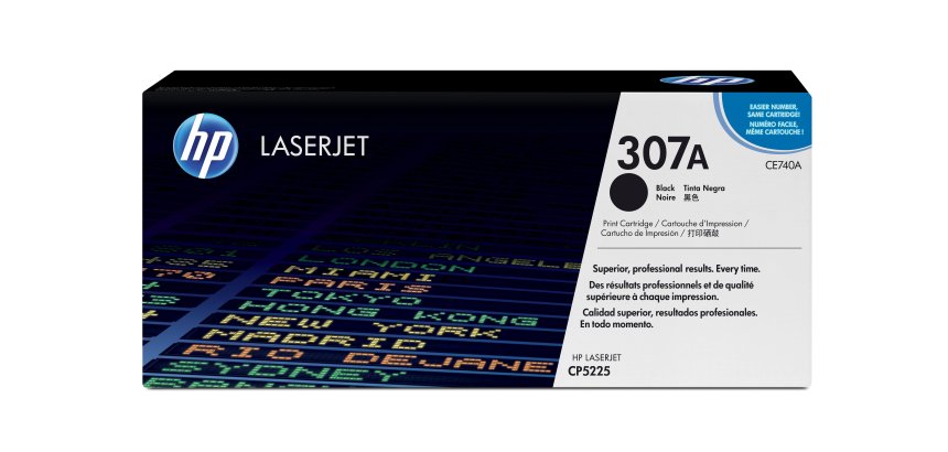 HP 307A - zwart - origineel - LaserJet - tonercartridge (CE740A)