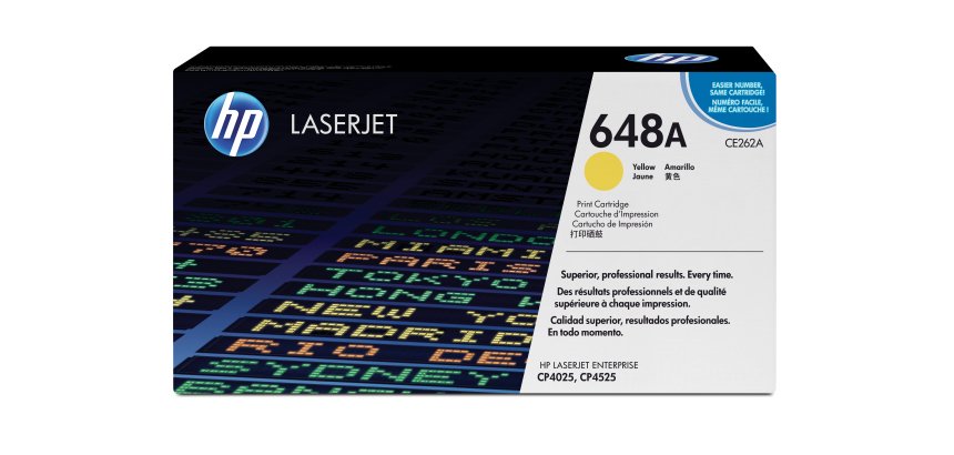 HP 648A toner LaserJet jaune authentique