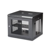 StarTech.com Armoire Réseau Murale 9U à 4 Montants avec Étagère 1U, Armoire Serveur Murale 19" pour Données / AV / Électronique / Équipement IT, Petite Armoire Rack Ventilée