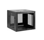 StarTech.com Armoire Réseau Murale 9U à 4 Montants avec Étagère 1U, Armoire Serveur Murale 19" pour Données / AV / Électronique / Équipement IT, Petite Armoire Rack Ventilée