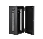 StarTech.com 4-Post 26U Wall Mount Network Cabinet with 1U Shelf, 19" Hinged Wall-Mounted Server Rack for Data / AV / Electronics / Computer Equipment, Flexible Vented Rack Enclosure