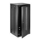 StarTech.com 4-Post 26U Wall Mount Network Cabinet with 1U Shelf, 19" Hinged Wall-Mounted Server Rack for Data / AV / Electronics / Computer Equipment, Flexible Vented Rack Enclosure