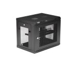 StarTech.com Armoire Réseau Murale 9U à 2 Montants avec Étagère 1U, Baie Serveur Murale 19" pour Données/Réseau/AV/Électronique/Équipement IT, Petite Armoire Rack Ventilée