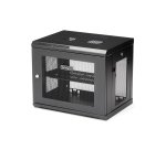 StarTech.com Armoire Réseau Murale 9U à 2 Montants avec Étagère 1U, Baie Serveur Murale 19" pour Données/Réseau/AV/Électronique/Équipement IT, Petite Armoire Rack Ventilée