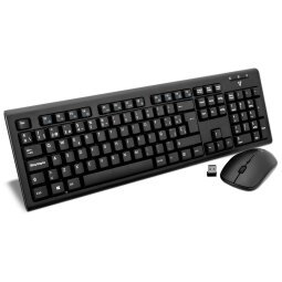 V7 Teclado QWERTY ES + Ratón inalámbrico