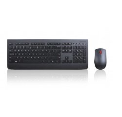 Lenovo 4X30H56823 Teclado QWERTY Español  + Ratón RF inalámbrico Negro