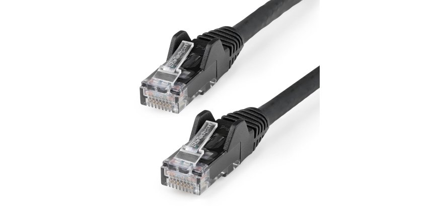 StarTech.com N6LPATCH1MBK Netzwerkkabel Schwarz 1 m Cat6 U/UTP (UTP)