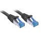 Lindy 47417 cable de red Negro 7,5 m Cat6a S/FTP (S-STP)