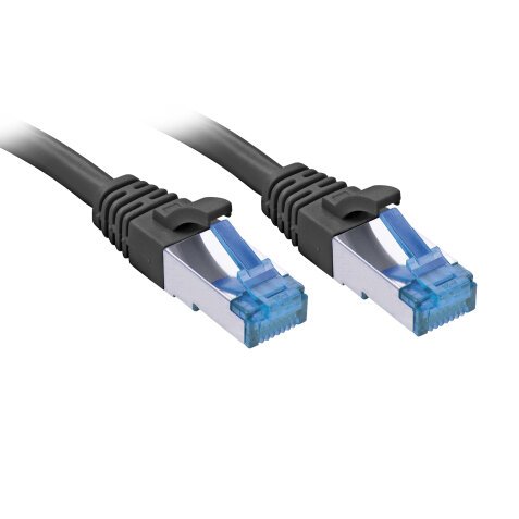 Lindy 47411 câble de réseau Noir 0,5 m Cat6 S/FTP (S-STP)