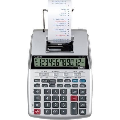 Canon P23-DTSC calculadora Escritorio Calculadora de impresión Plata