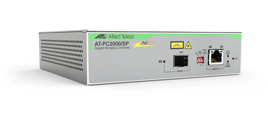 Allied Telesis AT-PC2000/SP-60 convertitore multimediale di rete 1000 Mbit/s 850 nm Grigio