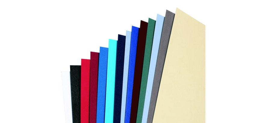 GBC Copertine per rilegatura A4 Leathergrain 100pz
