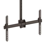 Soporte de Techo para TV - Soporte Universal de Cielo Raso para TV con Mástil Telescópico Largo Ajustable - Soporte VESA para Pantallas de 32" a 75" - Giro e Inclinación
