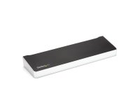 StarTech.com Station d'Accueil USB-C 4K, Station d'Accueil pour Triple Moniteur UHD 4K, Mac et Windows, USB C vers HDMI et DisplayPort, 60W Power Delivery, Hub 5x USB 5Gbps