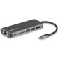 StarTech.com USB-C Multiport Adapter - 2x USB 3.0 / HDMI / SD / Gigabit Ethernet - mit Stromversorgung (USB PD) - USB C Dock - NEUE VERSION VERFÜGBAR DKT30CSDHPD3