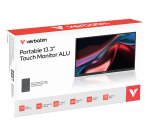 Verbatim 32087 TV e monitor portatile Nero 33,8 cm (13.3") 1920 x 1200 Pixel