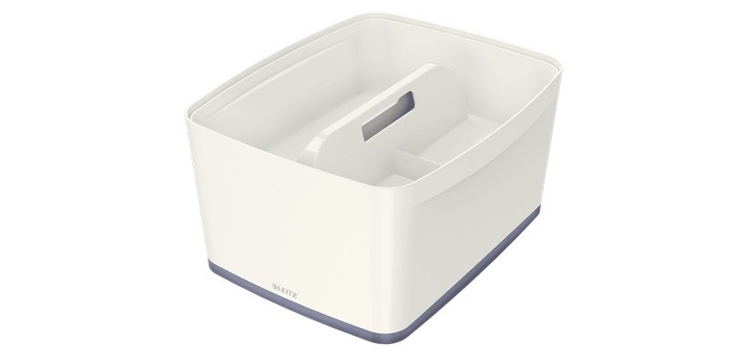 Plateau rangement leitz mybox poignee de transport          307x101x375mm blanc