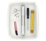 Plateau rangement leitz mybox poignee de transport          307x101x375mm blanc