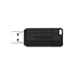 Verbatim PinStripe - Unidad USB de 32 GB - Negro