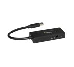 StarTech.com Hub USB 3.0 - Dock 4 Ports SuperSpeed 5Gbps avec Charge Rapide USB 3.2 Gen 1 Type-A pour PC Fixe/Portable - Alimentation par Bus USB ou Auto-Alimenté Mini/Compact - Noir