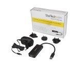 StarTech.com Hub USB 3.0 - Dock 4 Ports SuperSpeed 5Gbps avec Charge Rapide USB 3.2 Gen 1 Type-A pour PC Fixe/Portable - Alimentation par Bus USB ou Auto-Alimenté Mini/Compact - Noir