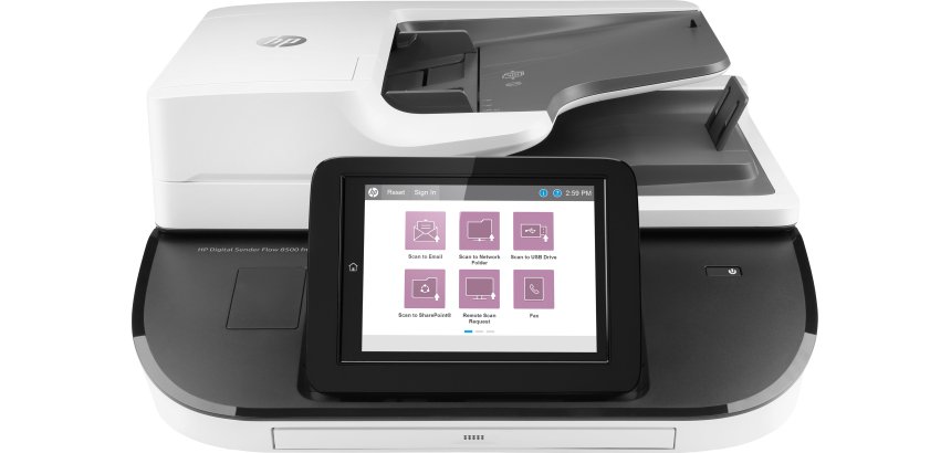 HP Flow 8500 fn2 Scanner à plat et chargeur automatique 600 x 600 DPI