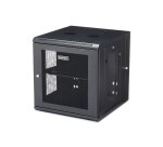 StarTech.com Armoire Réseau Murale à 4 Montants 12U avec Étagère 1U, Armoire Serveur Murale 19" à Charnières pour Équipement IT/AV/Électronique/Ordinateur, Armoire Rack Ventilée Flexible