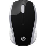 HP 200 - muis - 2.4 GHz - zilver